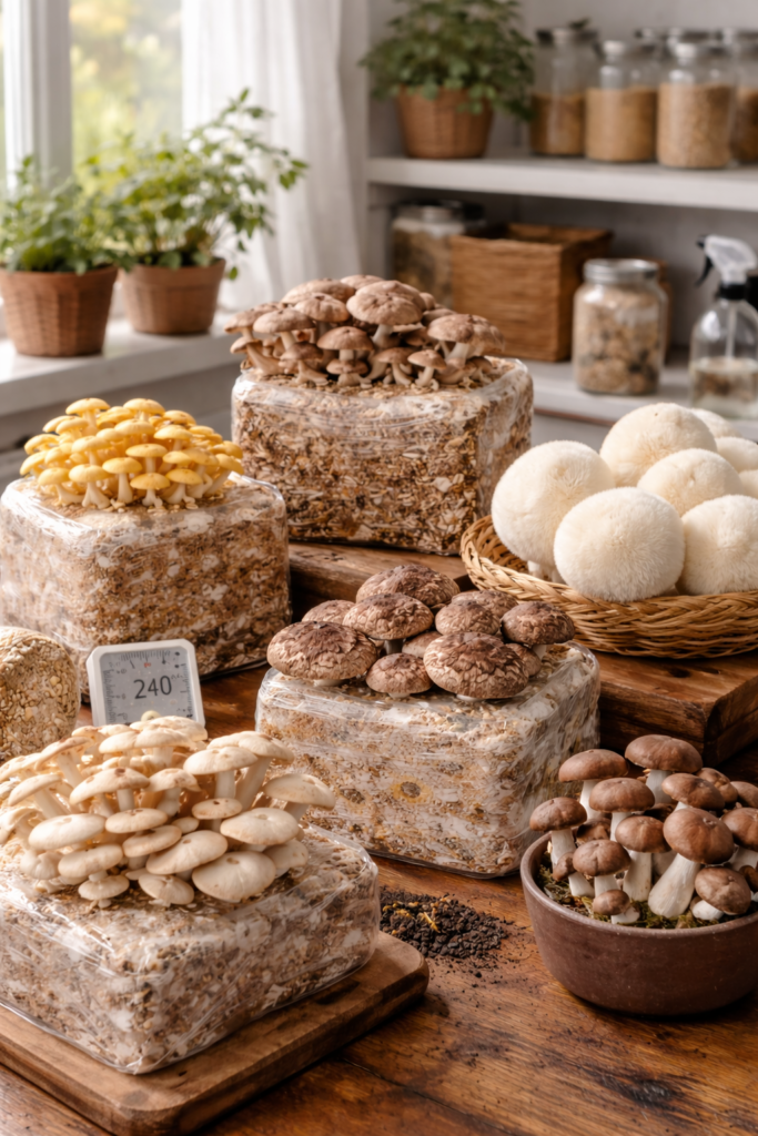 Tipi di funghi coltivabili in casa